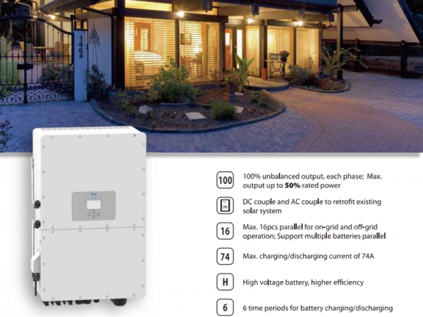 Deye 15kw-50kw high voltage 3phase